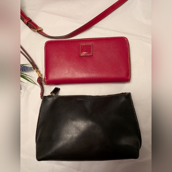 Dooney & Burke Florentine Handle Tote & Accessory Set in RED - Like New - Picture 13 of 14